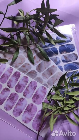 Маникюр наклейки