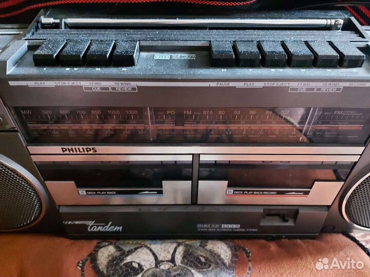 Музцентр Philips tr3843 super tandem с ремнем