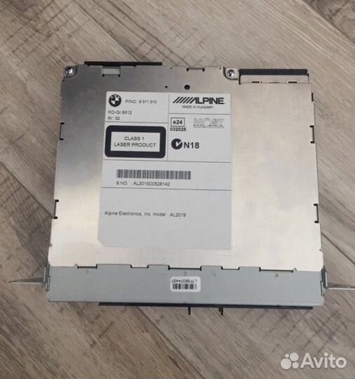 Монитор и головной блок (CD-R) BMW