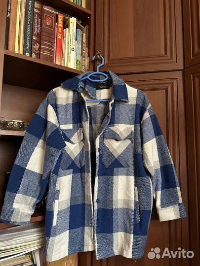 Рубашка клетчатая теплая