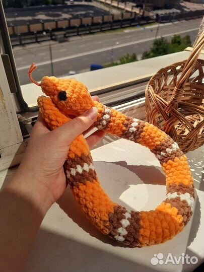 Мастер-класс по вязанию змейки