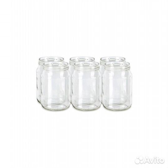 Банка стеклянная объем 0,5 л. Винтовая