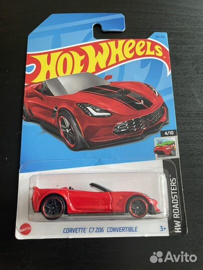 Hot wheels corvette C7 Z06 convertible