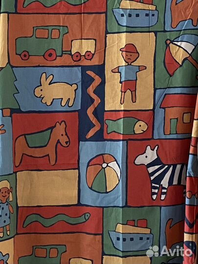 Шторы с рисунком детские хлопок плотный