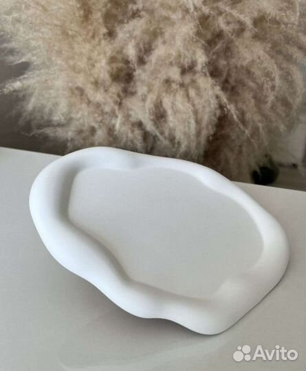 Интерьерные поднос из гипса