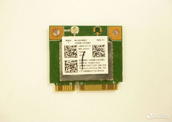 Wi-Fi модуль Realtek RTL8723BE