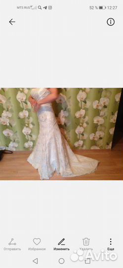 Свадебное платье новое