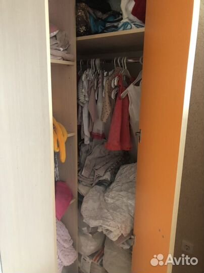 Кровать чердак, шкаф детский