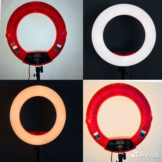 Студийная светодиодная кольцевая лампа