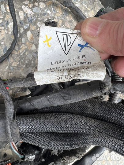 Porsche panamera проводка (коса) моторная