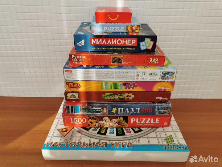 Настольные игры, пазлы