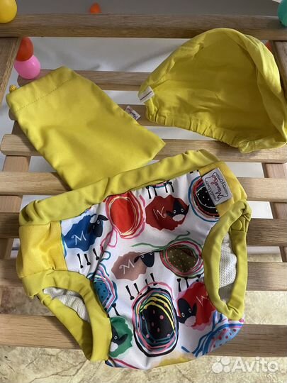 Многоразовый подгузник плавки для плавания 68-80