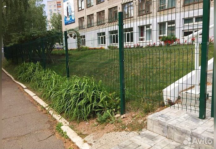 Забор сетка 3д