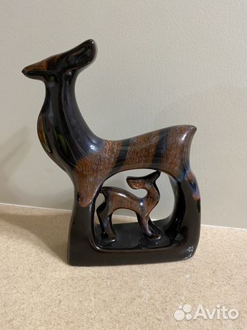 Керамическая статуэтка олень