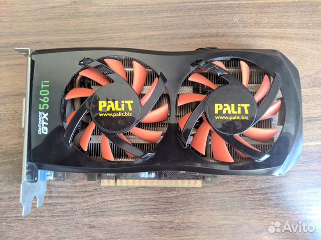 Palit GeForce GTX 560 Ti 2Gb (нерабочая)