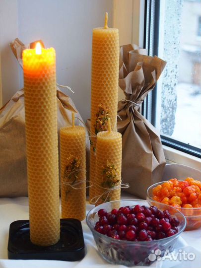 Свечи из пчелиного воска