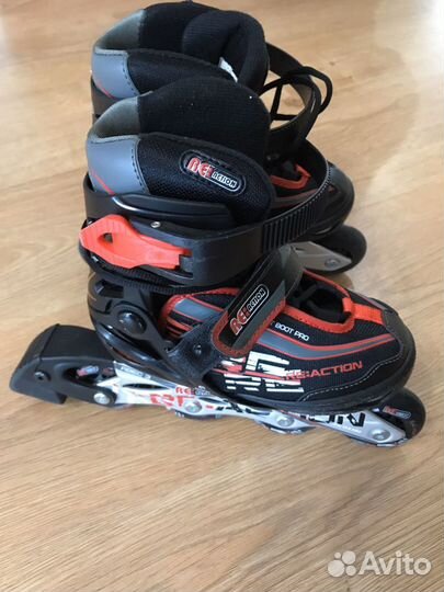 Роликовые коньки раздвижные ReAction размер 26-31