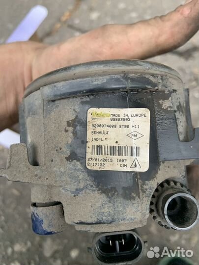 Туманки оригинальные на duster