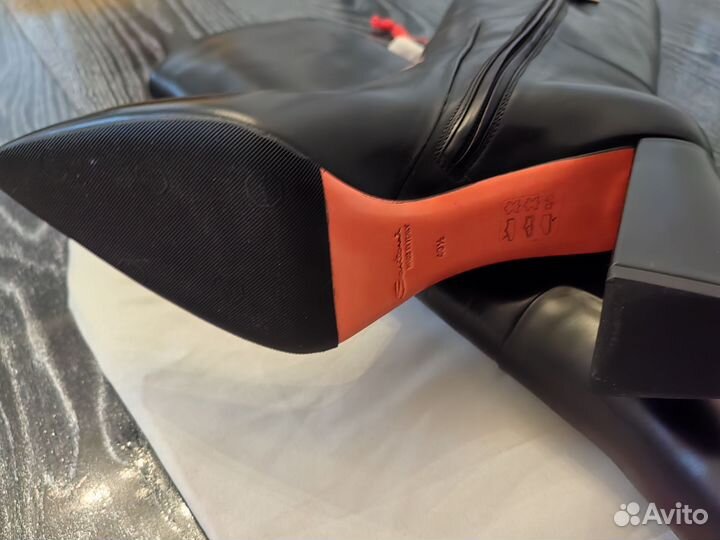 Сапоги женские Santoni 40.5, новые