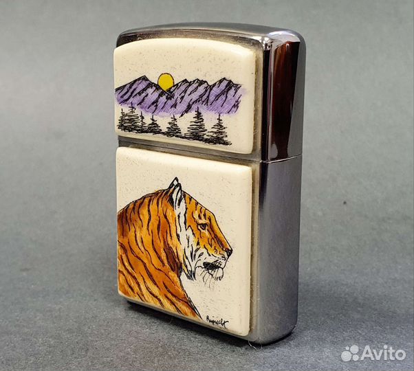 Зажигалка Zippo - Tiger by Donna Ruprecht