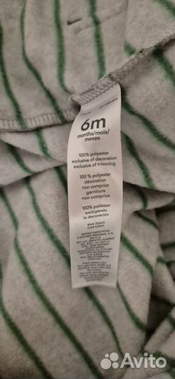 Флисовый комбинезон Carters р.6m