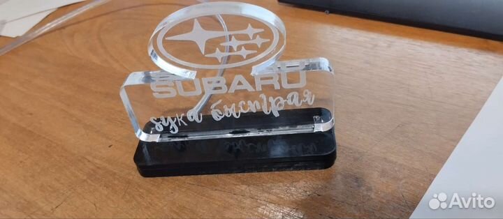 Продам сувенирную подсветку subaru, toyota, honda