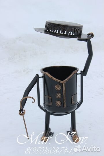 Урна кованная