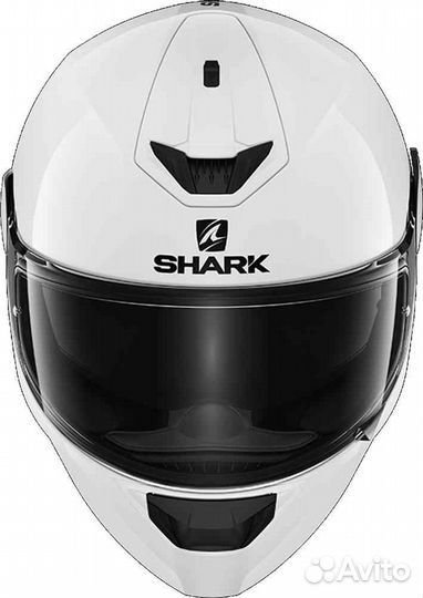 Мотошлем Shark skwal 2 blank WHT LED White 2023