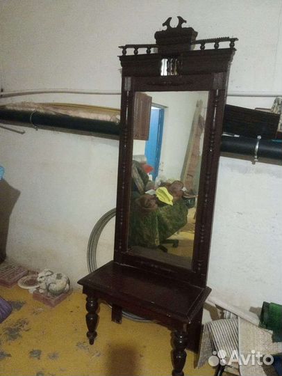 Зеркало напольное антикварное