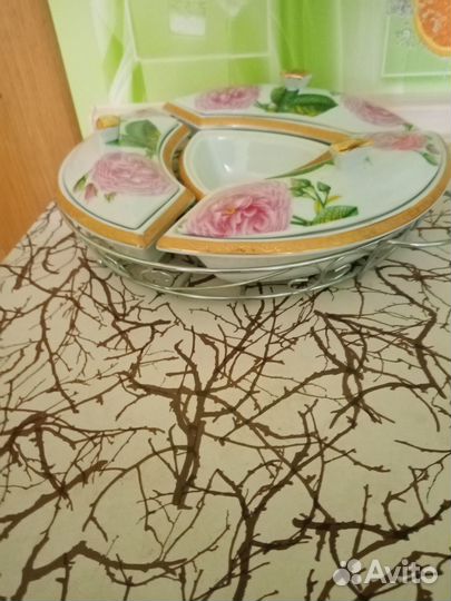 Менажница фарфор