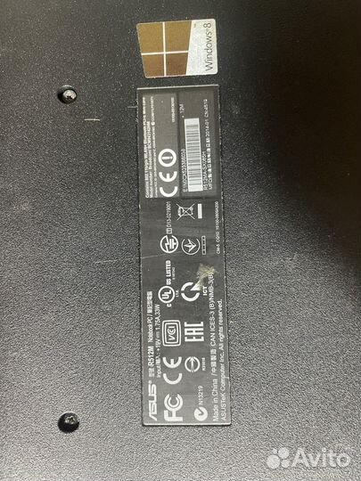 Ноутбук Asus на запчасти