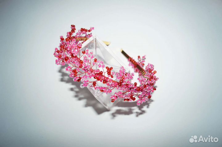 Ободок для волос ручной работы