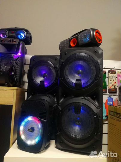 Портативная колонка блютуз мощная