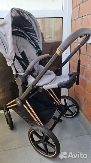 Коляска Cybex Priam III 2 в 1 Rose Gold - Grey