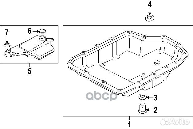 Фильтр АКПП FZ0121500 mazda