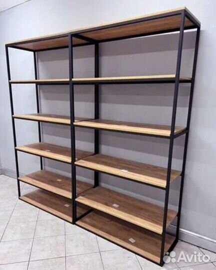 Стеллаж лофт для офиса