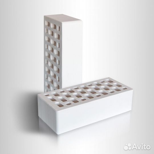 Кирпич облицовочный Белый