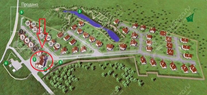 Дом 565,8 м² на участке 3,8 сот.