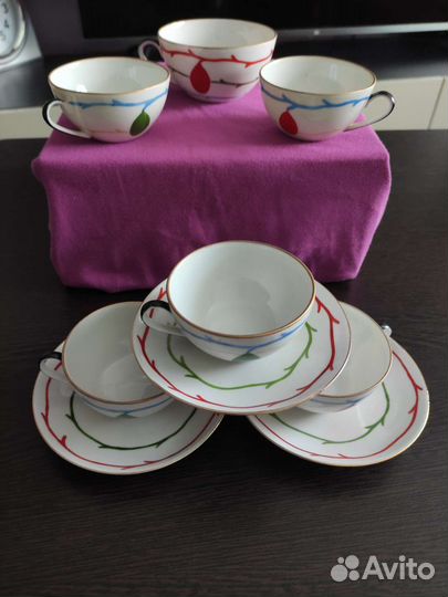 Чашка с блюдцем лфз