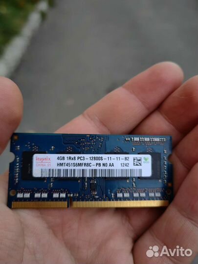 Оперативная память ddr3 sodimm 4gb hynix