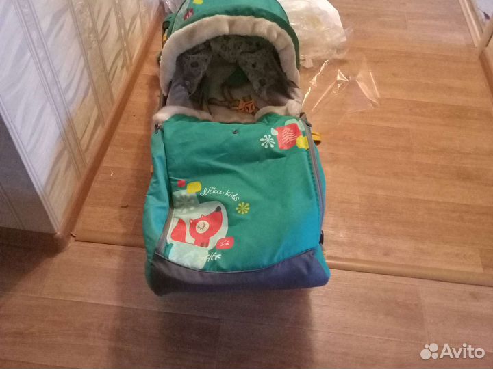 Детские санки коляска