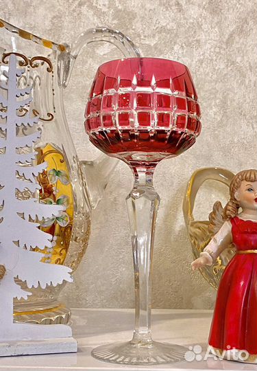 Цветной хрусталь Бокалы Германия h 20 см