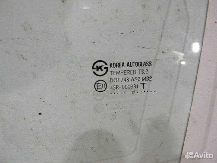 Стекло задней левой двери