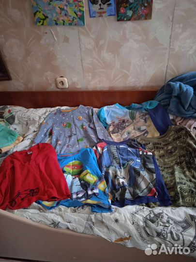 Вещи пакетом на мальчика р116-128 37 вещей