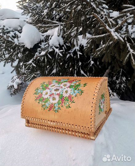 Хлебница из бересты