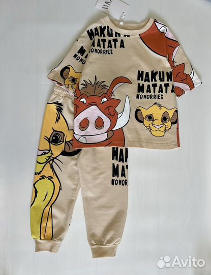 Костюм детский Zara Симба 92 98 104 110 116