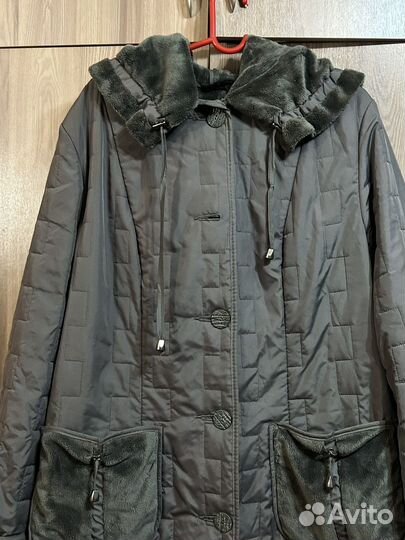 Пальто женское демисезонное 52