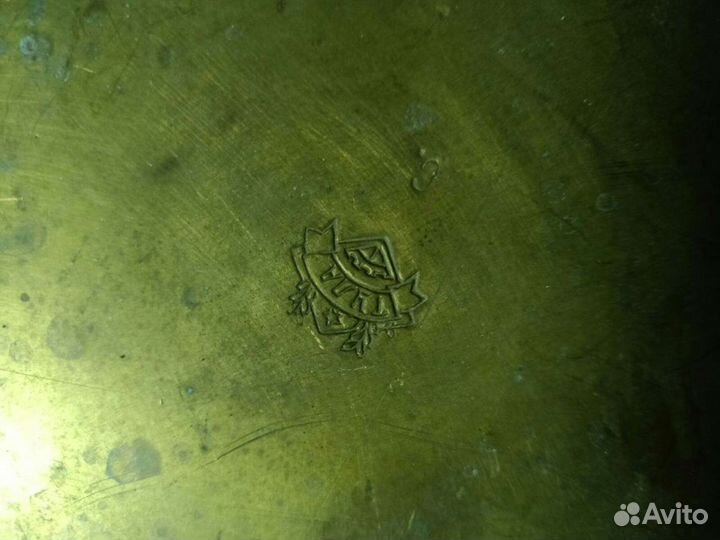 Тазик латунный старинный