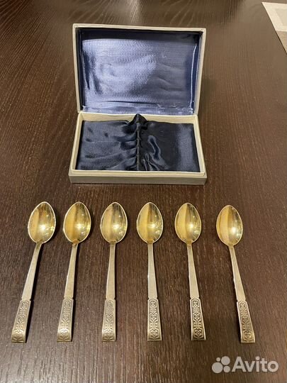 Серебряные ложки СССР со звездой 916 пробы