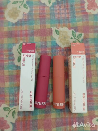 Innisfree матовый тинт 2 шт